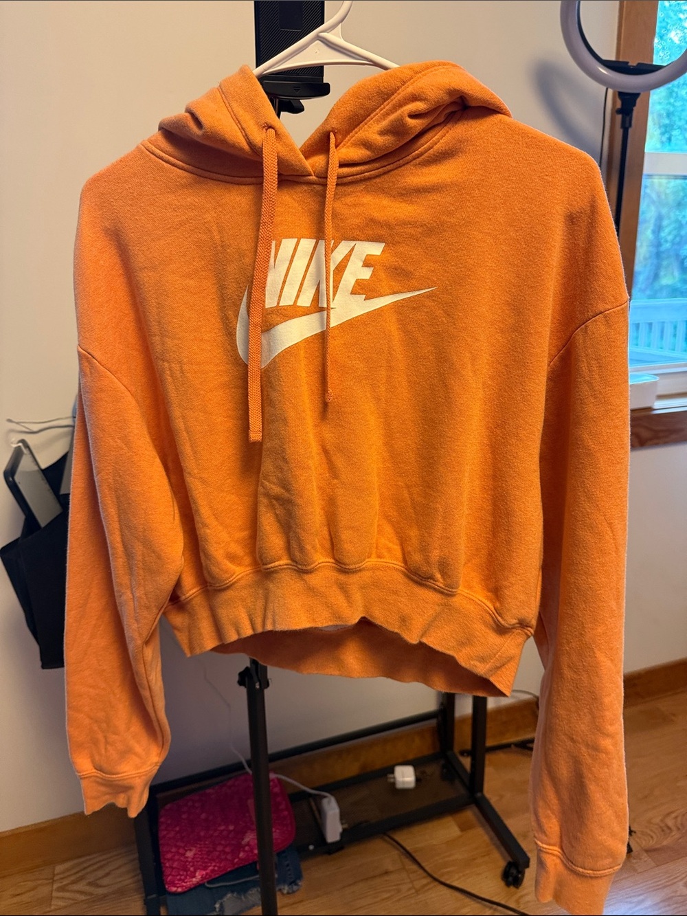 Nike oversized cropped hoodie super soft